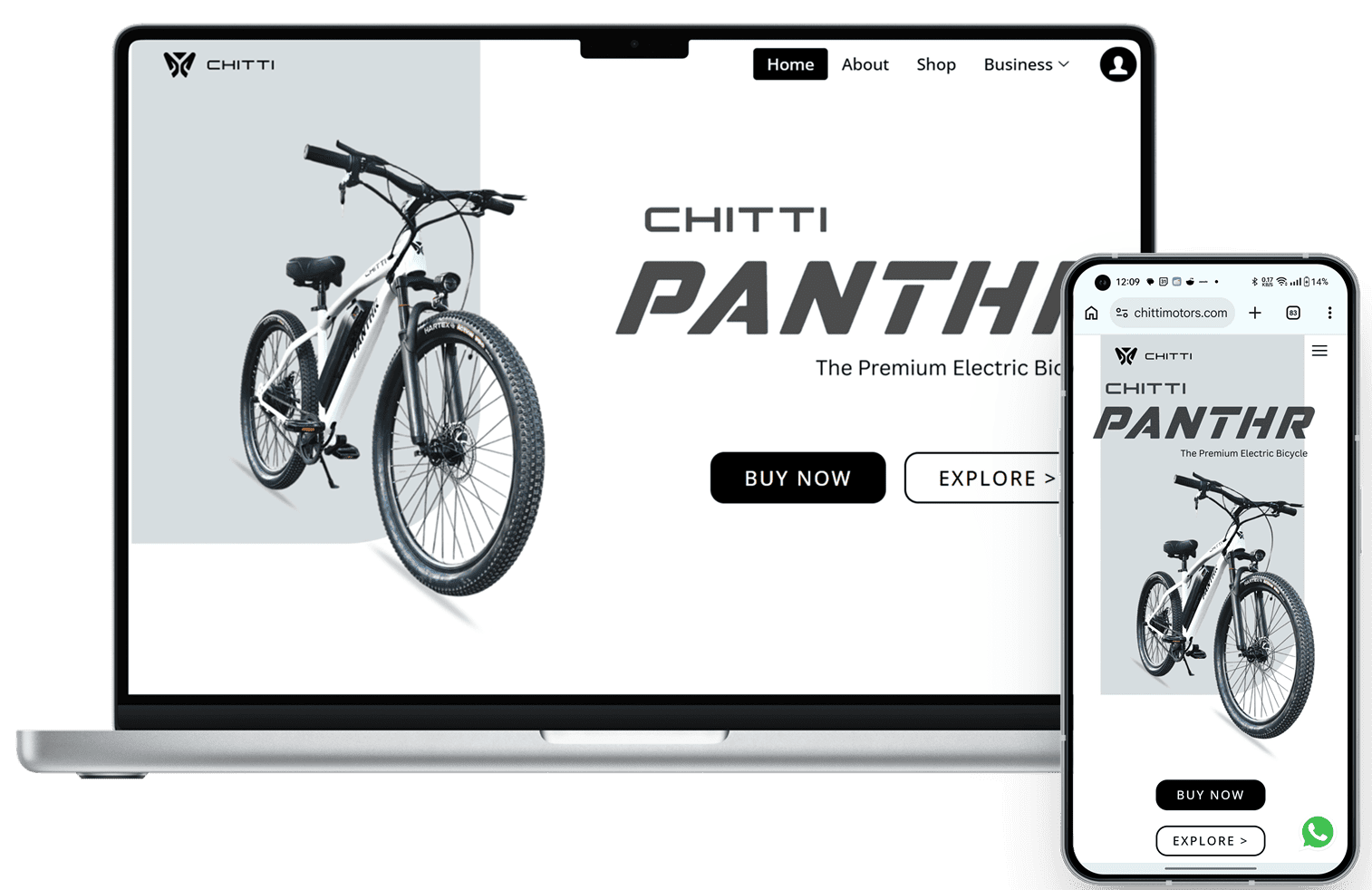 chittimotors project mockup